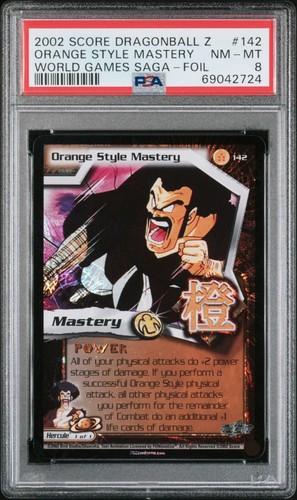 Psa foil orange style - psa, 8