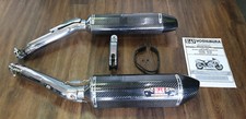YOSHIMURA R77 SCARICHI SLIP ON CARBONIO SUZUKI GSX1300R HAYABUSA 2008 - 2020