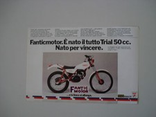 advertising Pubblicità 1979 MOTO FANTIC 330 TRIAL 50