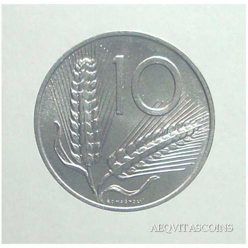Repubblica italiana 10 lire - 10,