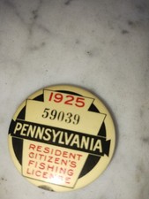 1925 PA. Distintivo licenza