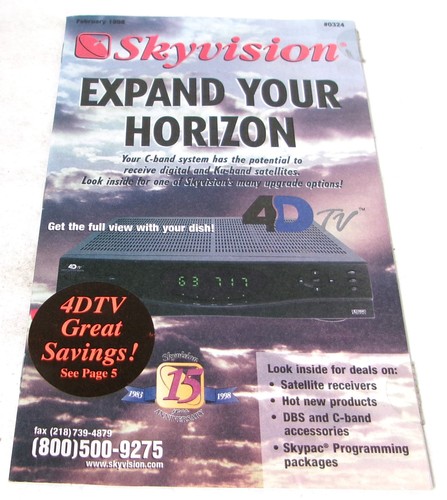 Vintage 1998 skyvision - 1998,