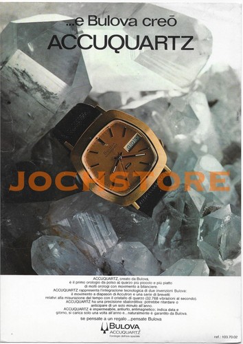 Pubblicità orologi bulova - pubblicità,