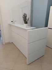 Scrivania Accettazione, tavolo reception bianco