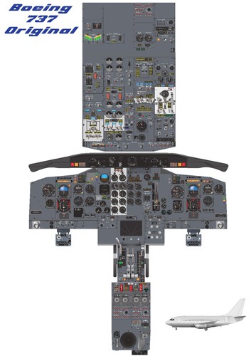 Boeing 737 original cockpit - boeing,