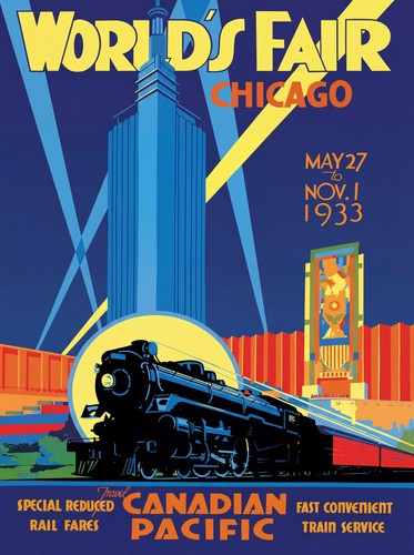 Vintage 1933 chicago - chicago, world's
