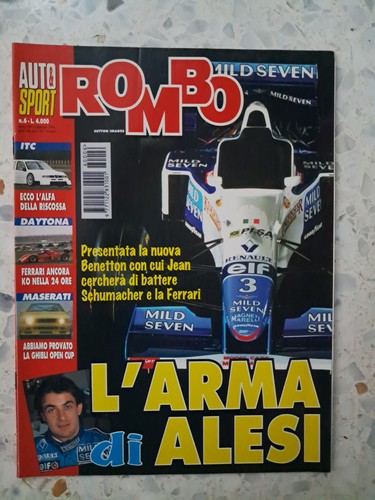 Rombo 1996 benetton - rombo, alesi