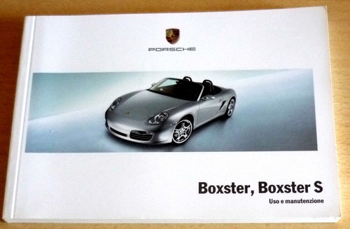 Uso manutenzione porsche 987 - manutenzione,