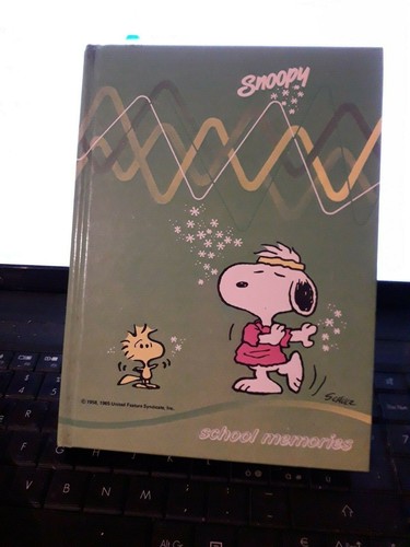 Diario snoopy vintage 1965 - diario,