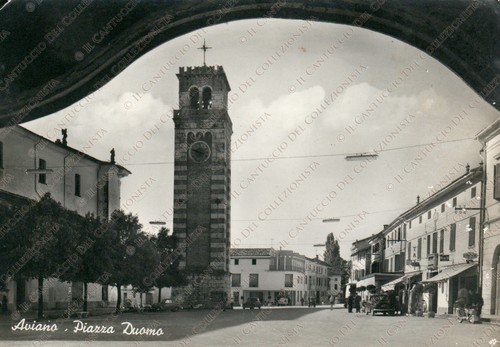 Aviano piazza duomo - duomo, pordenone