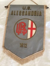GAGLIARDETTO UFFICIALE CALCIO U.S. ALESSANDRIA 1912 CLUB FORZA GRIGI ULTRAS