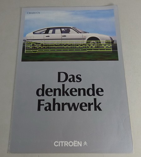 Brochure depliant citroen cx - brochure,