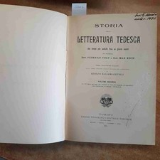 STORIA DELLA LETTERATURA