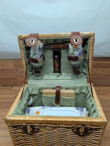 Antico cestino picnic - antico,