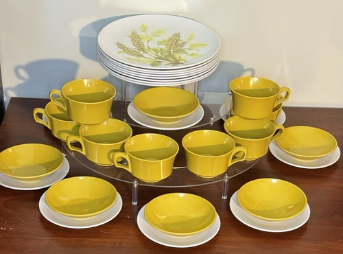 Vintage artisan wheat melamine - wheat,