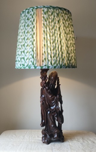 Lampada vintage legno - in,