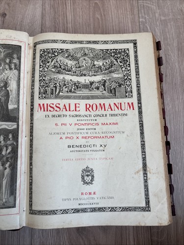 Missale romanum decreto - missale, romanum.