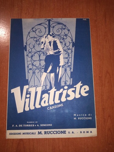 Spartito musicale epoca - spartito,