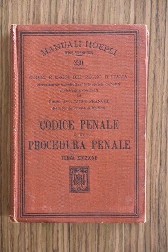 Manuale hoepli codice penale - manuale, e