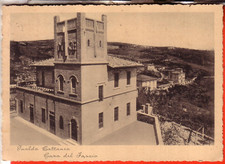 CARTOLINA GUALDO CATTANEO ANTICA VIAGGIATA 1937 CASA DEL FASCIO  BELLA OCC