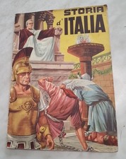 ALBUM FIGURINE STORIA D'ITALIA EDIZIONE LAMPO 1955 COMPLETO  - 4 BUONE...