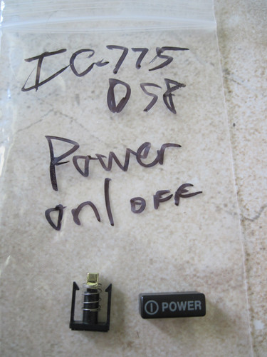Pulsante accensione icom - di,