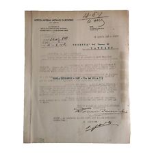 1940 Ufficio Materiali Metallici Di Recupero Lettera Bari C02267