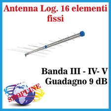 Antenna Digitale Terrestre Esterno Antenna Logaritmica 16 elementi Digitale terr