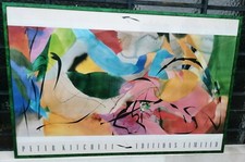 Peter Kitchell BOOMERANG ARROWS 1989 Limited editions firmato poster 150x100 cm