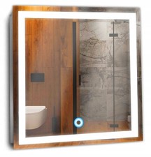 Specchio da Bagno 90x90 cm LED