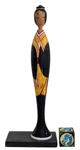 Sottile bambola kokeshi - bambola,