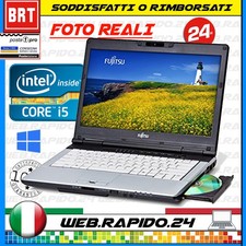PC NOTEBOOK FUJITSU LIFEBOOK S751 14" I5-2450M RAM 4GB SSD 128GB WIN 11 WEBCAM