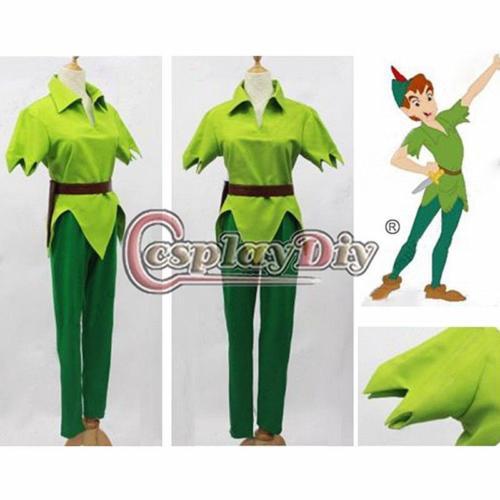 Costume adulto peter pan - peter, verde