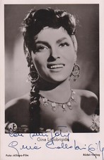 GINA LOLLOBRIGIDA autografo