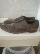 HENDERSON LACE UP DELAVE' CASHMERE SUEDE SHOES! FRANCESINA CAMOSCIO GREY