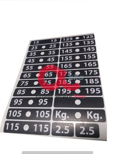 Adesivo life fitness firma - fitness,
