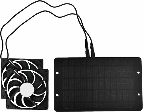 Ventilatore solare con - , doppio