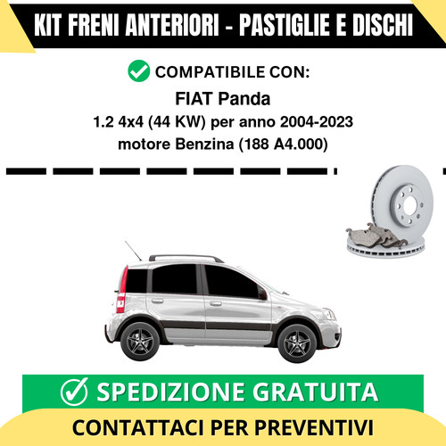 Kit freni anteriori - kit, (pastiglie