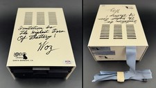 Steve Woz Wozniak unità disco FIRMATA PSA/DNA AUTOGRAFATA creatore computer Apple