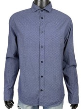 Camicia Armani Jeans Uomo Blu