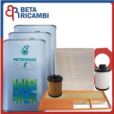 Kit Tagliando Fiat 500 1.3 Multijet Panda 1.3 Filtri Selenia 5W40 (IMP. PURFLUX)