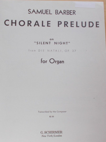 Samuel barber corale preludio - samuel,