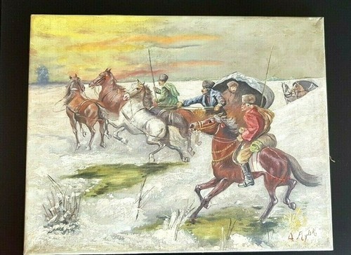 Dipinto olio adolf rylski - olio,,