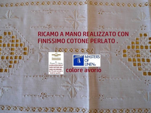 Ricamo mano lino - mano,