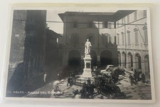 Cartolina Di Prato Animata Con Auto D’epoca Viaggiata Fp