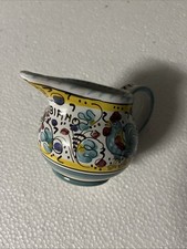 Brocca Ceramica Porcellana Deruta Labor Tabiano Terme Vintage Made Italy