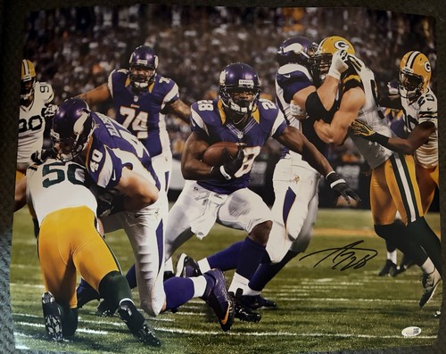 Foto firmata adrian peterson - foto,