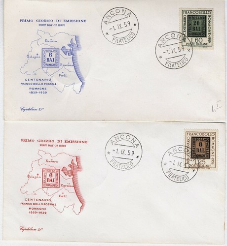 Italia 1959 fdc capitolium - 1959,