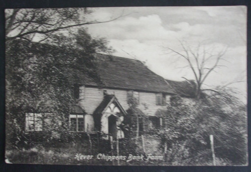 Rare 1907 kent - postcard, hever