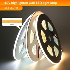Striscia LED 12V 24V COB 3mm